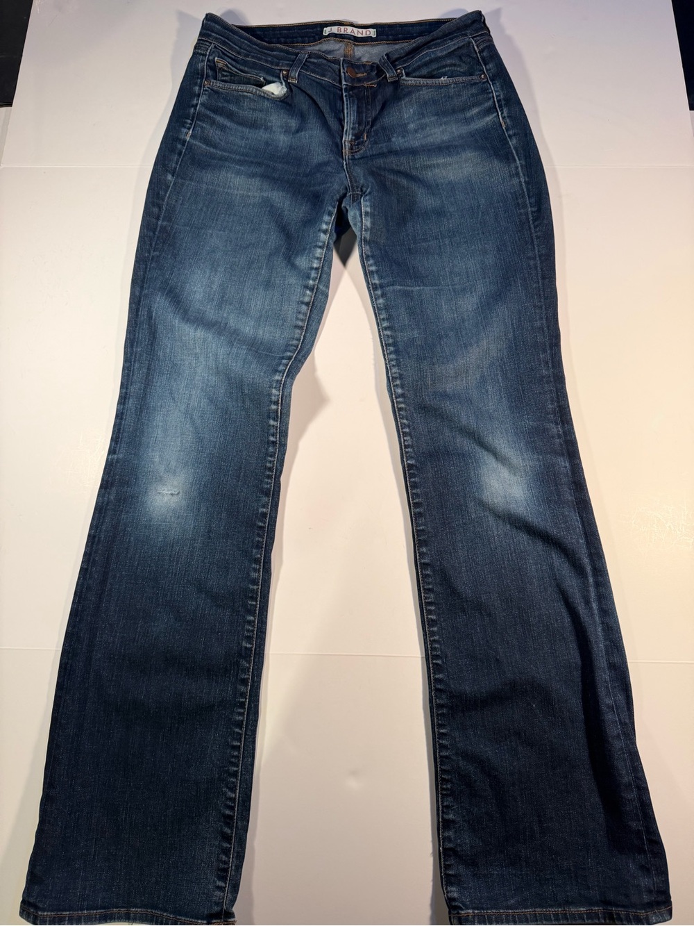 J Brand Dark Blue Curvy Fit Boot Leg Jeans *Note Photos*